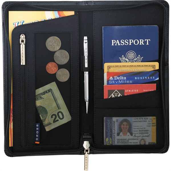 Cross® Travel Wallet with Pen - Image 3
