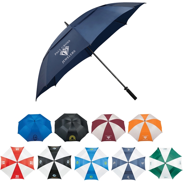 62" Course Vented Golf Umbrella - Image 29