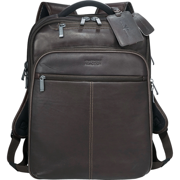 Kenneth Cole® Colombian Leather TSA Compu-Backpack - Image 1