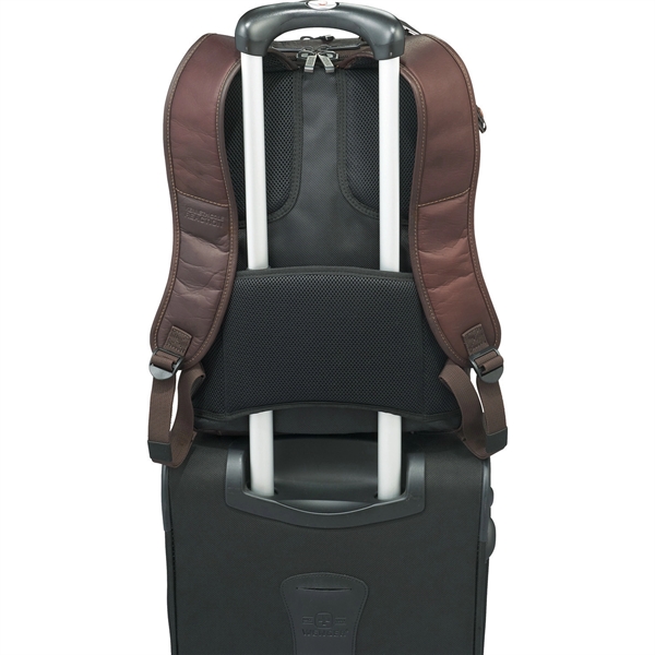 Kenneth Cole® Colombian Leather TSA Compu-Backpack - Image 3