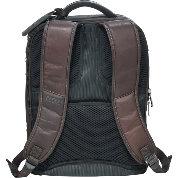 Kenneth Cole® Colombian Leather TSA Compu-Backpack - Image 7