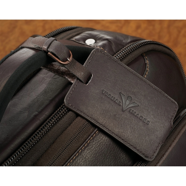 Kenneth Cole® Colombian Leather TSA Compu-Backpack - Image 8