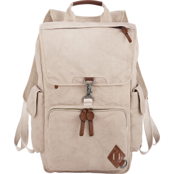 Alternative® Deluxe 17" Cotton Computer Backpack - Image 4