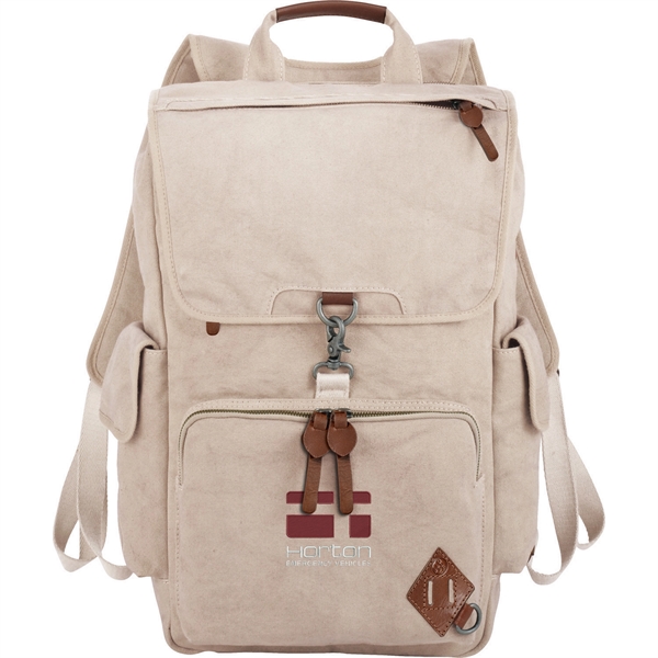 Alternative® Deluxe 17" Cotton Computer Backpack - Image 6