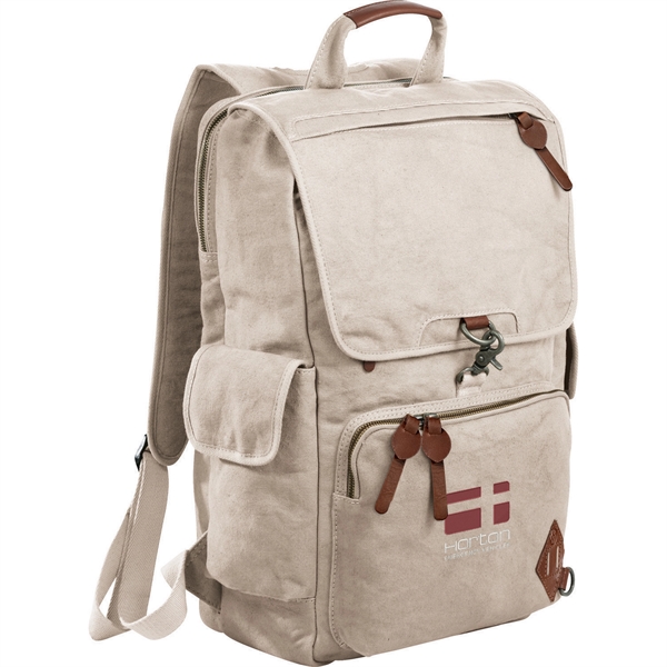 Alternative® Deluxe 17" Cotton Computer Backpack - Image 7