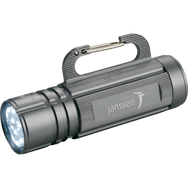 High Sierra® Carabiner Hook Flashlight - Image 1