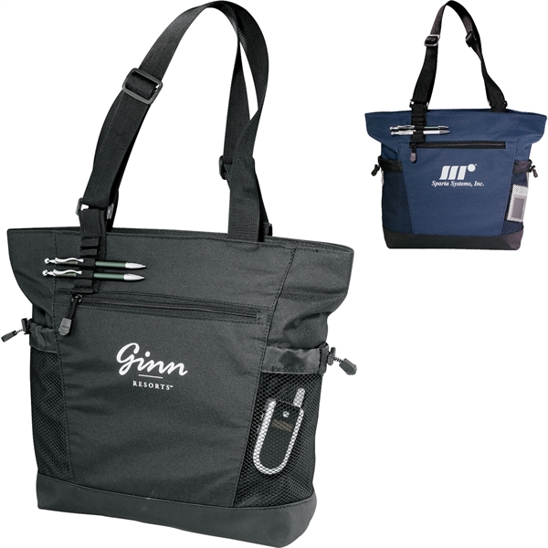 Urban Passage Zippered Travel Business Tote - Image 3