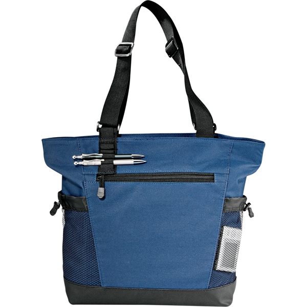 Urban Passage Zippered Travel Business Tote - Image 6