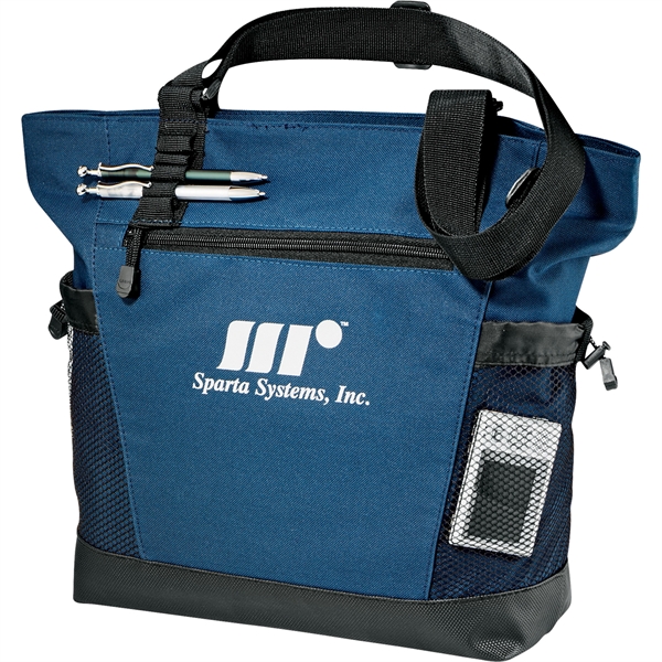 Urban Passage Zippered Travel Business Tote - Image 7