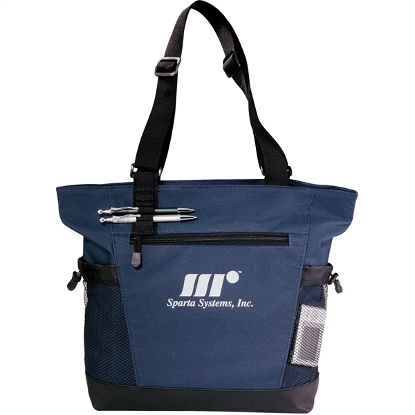 Urban Passage Zippered Travel Business Tote - Image 8