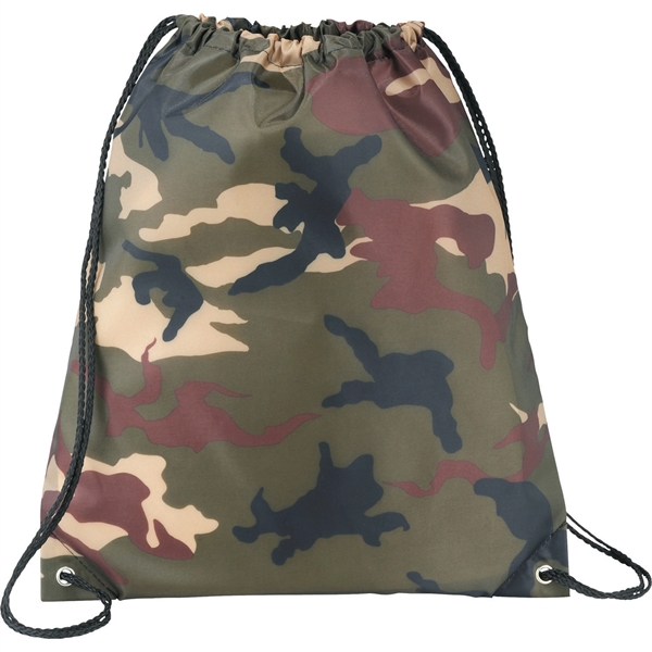 Camo Oriole Drawstring Bag - Image 3