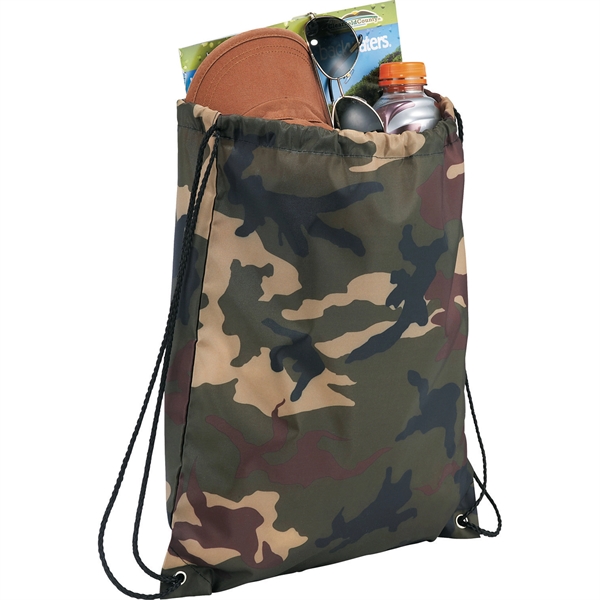 Camo Oriole Drawstring Bag - Image 6