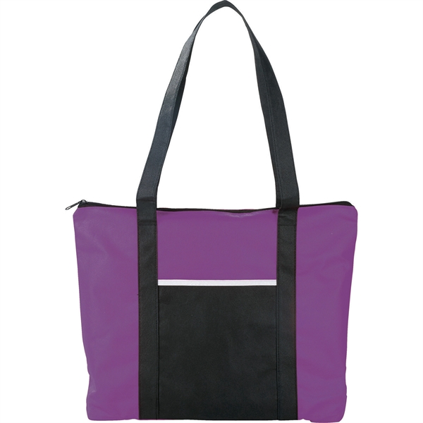 Timeline Non-Woven Zip Convention Tote - Image 17