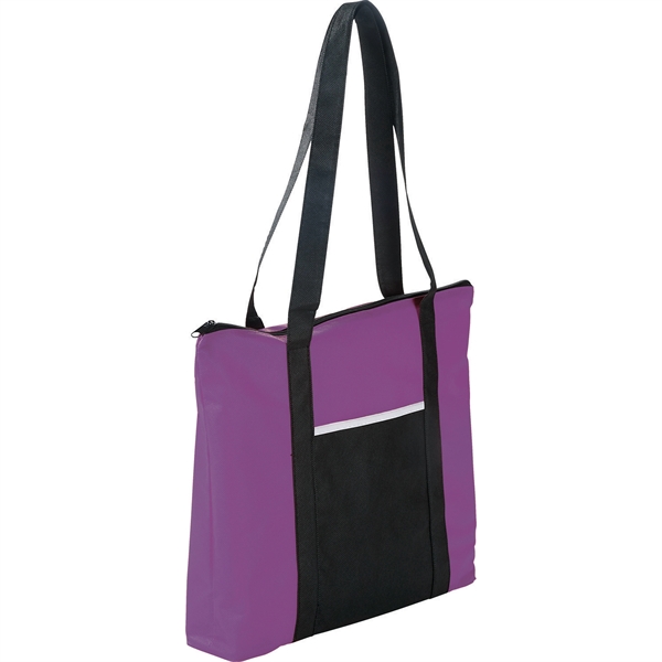 Timeline Non-Woven Zip Convention Tote - Image 18