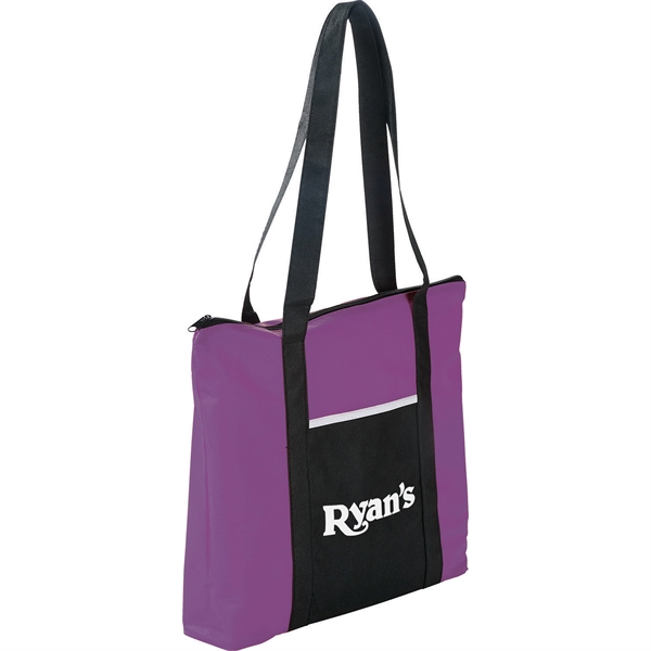 Timeline Non-Woven Zip Convention Tote - Image 21