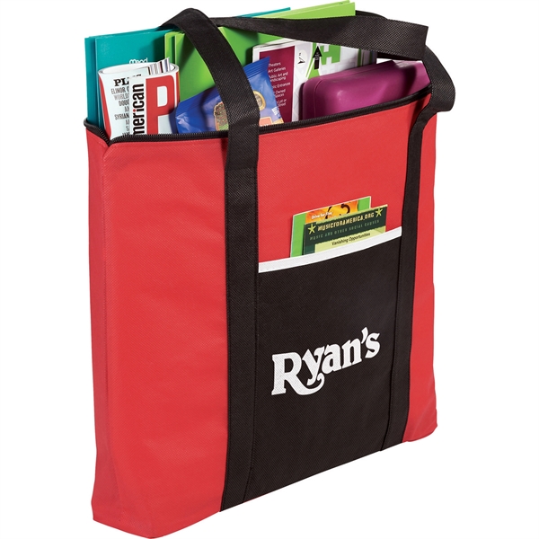 Timeline Non-Woven Zip Convention Tote - Image 28