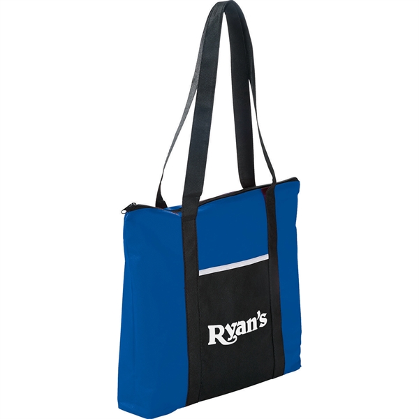 Timeline Non-Woven Zip Convention Tote - Image 33