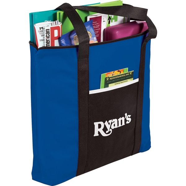 Timeline Non-Woven Zip Convention Tote - Image 34
