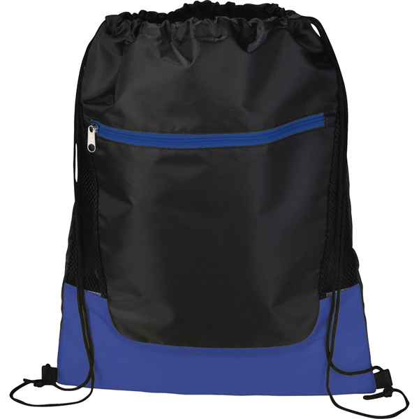 Libra Front Zipper Drawstring Bag - Image 10