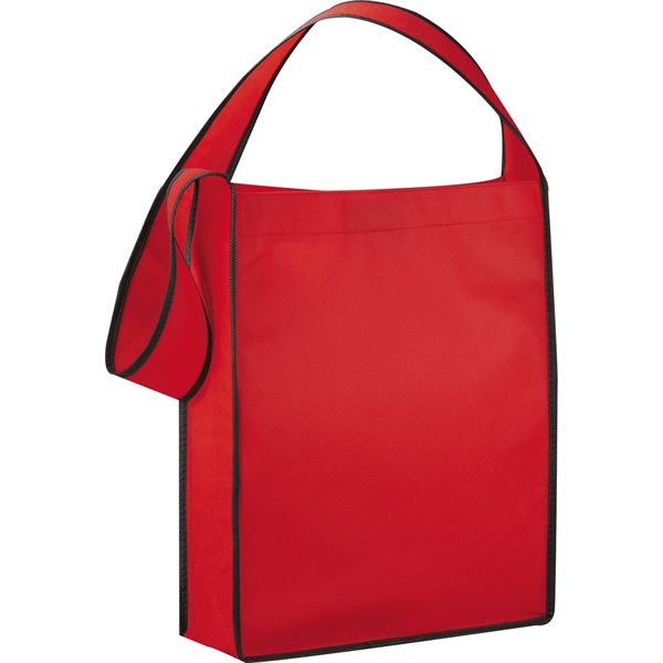Cross Town Non-Woven Shoulder Tote - Image 12