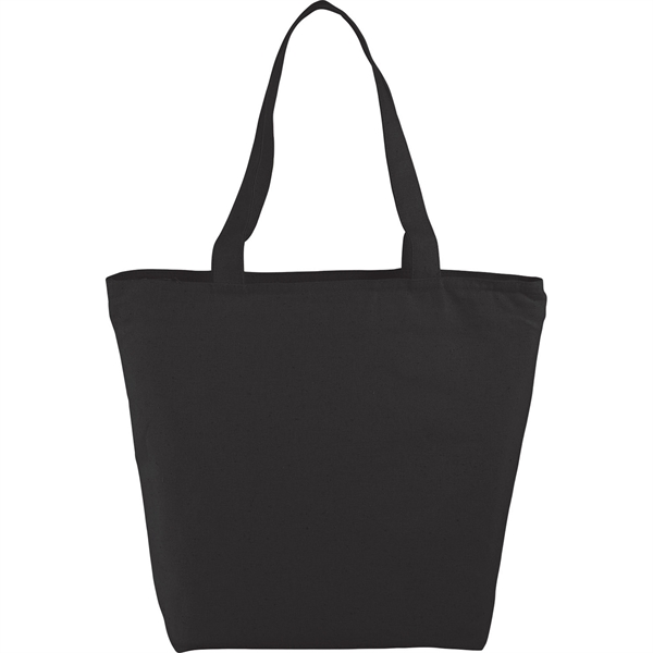 Maine 8oz Cotton Canvas Zippered Tote - Image 8