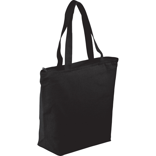 Maine 8oz Cotton Canvas Zippered Tote - Image 10