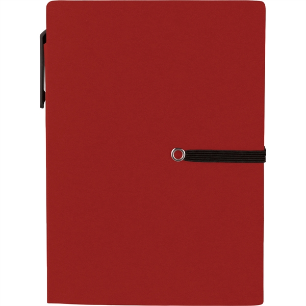 4" x 5.5" Stretch Notebook with Pen - Image 12