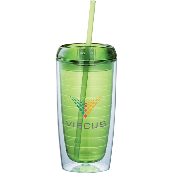 Twister 16oz Tumbler with Straw - Image 5