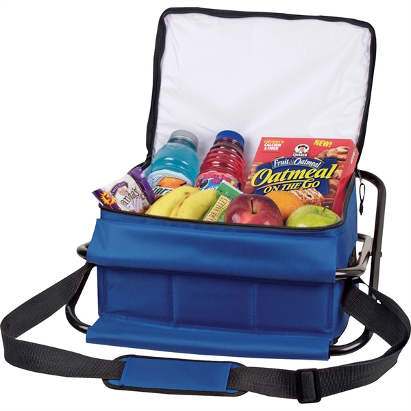 Deluxe Insulated 12-Can Cooler Chair (20 - Image 6