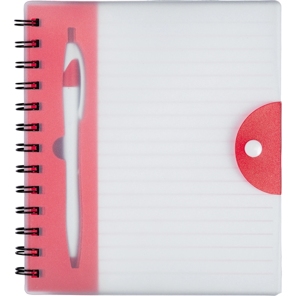 7" x 6" Hideaway Spiral Notebook with Pe - Image 4