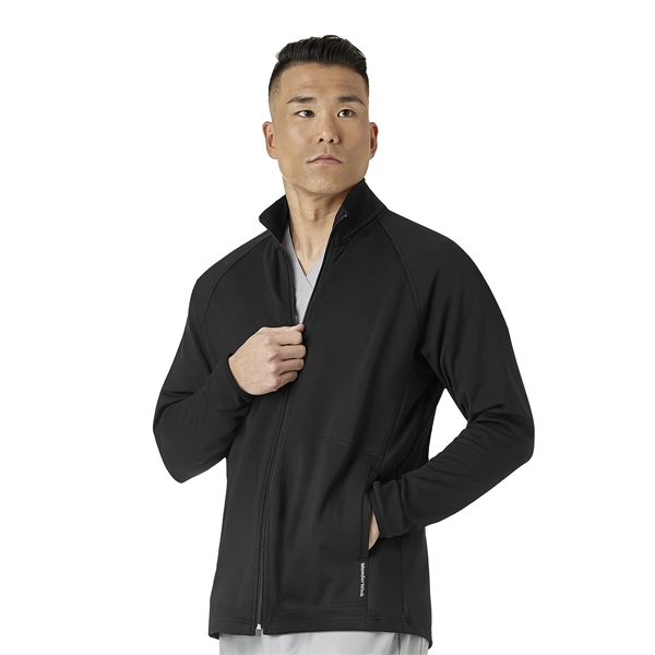WonderWink Layers Men's Fleece Full Zip Jacket