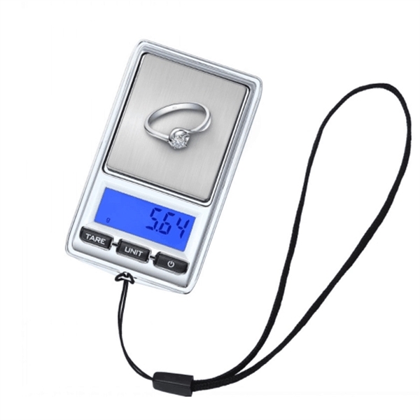 Mini LCD Digital Kitchen Jewelry Scale With Hanging Rope - Image 2