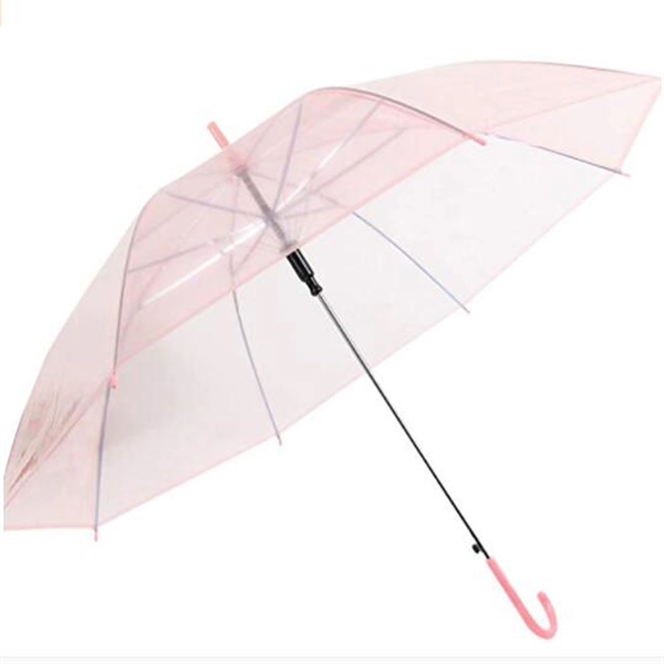 Clear Transparent Rain Umbrella Parasol PVC - Image 5