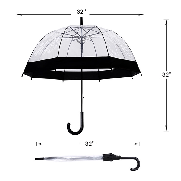 Rain Umbrella Clear Bubble Umbrella - Image 2