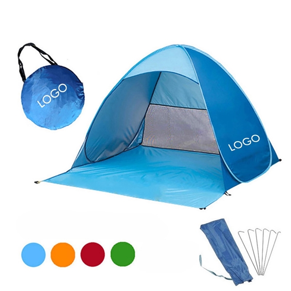 Self-expanding Portable Outdoor Beach Tent Pop up Sun Shelte - Image 1