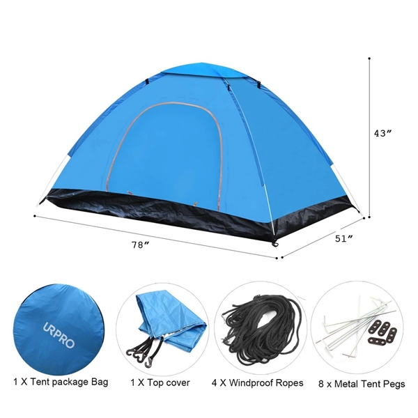 Portable Automatic Pop Up Tent Shelter Camping Tent with Car - Image 2