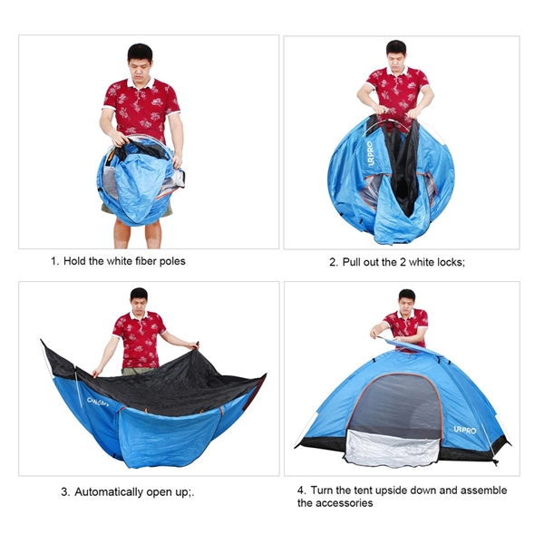 Portable Automatic Pop Up Tent Shelter Camping Tent with Car - Image 3