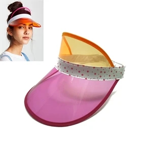 Colorful Plastic Sun Visor Hat