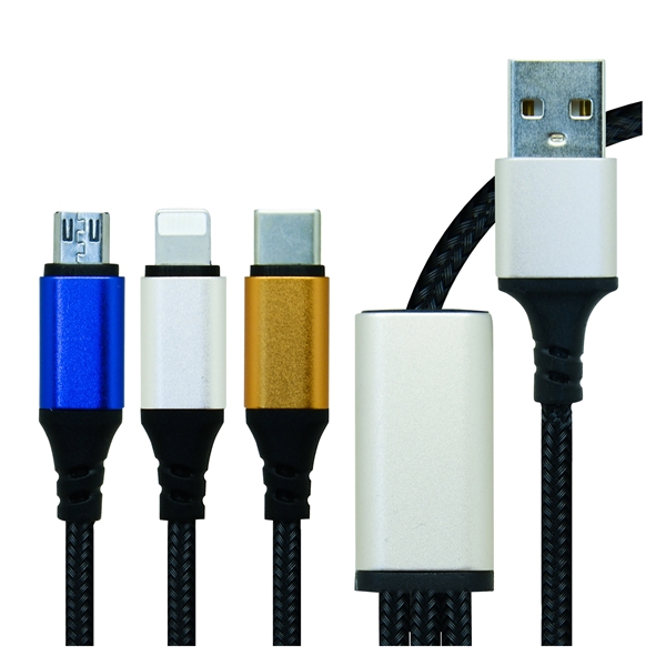 Sherry 3in 1 Charging Cable - Image 3