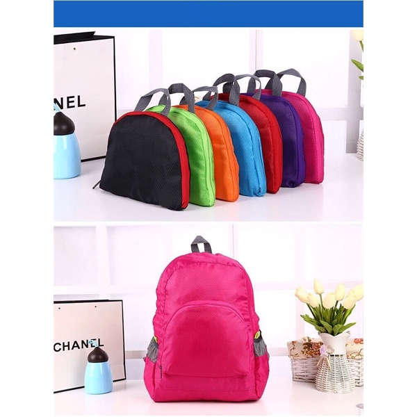 Waterproof 420D Oxford Fabric Foldable Travel Backpack - Image 1
