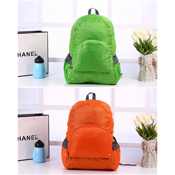 Waterproof 420D Oxford Fabric Foldable Travel Backpack - Image 3