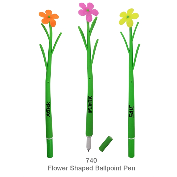 Flower Shaped Ballpoint Pen - Image 1