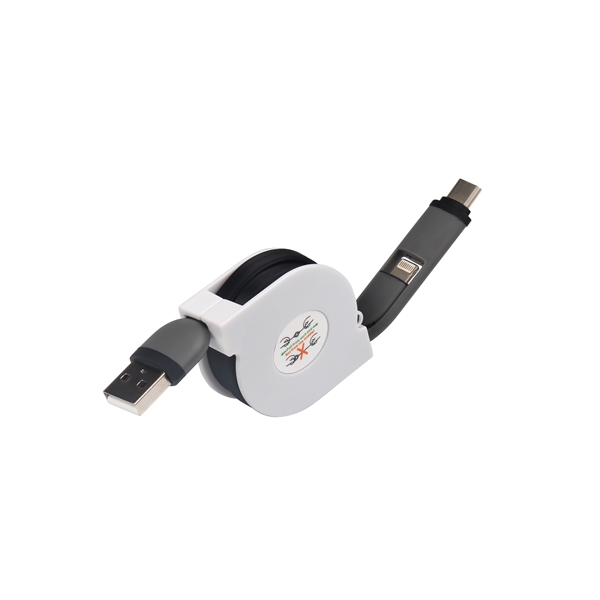 3 in 1 Retractable Charging Cable - Image 2