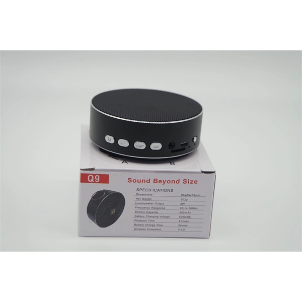 Round Metal Bluetooth Speaker - Image 6