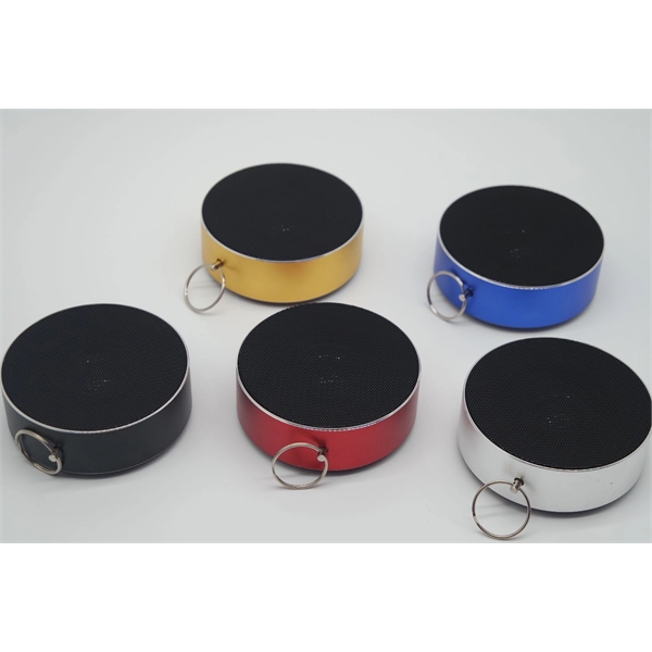 Round Metal Bluetooth Speaker - Image 8