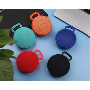 Round Fabric Bluetooth Speaker