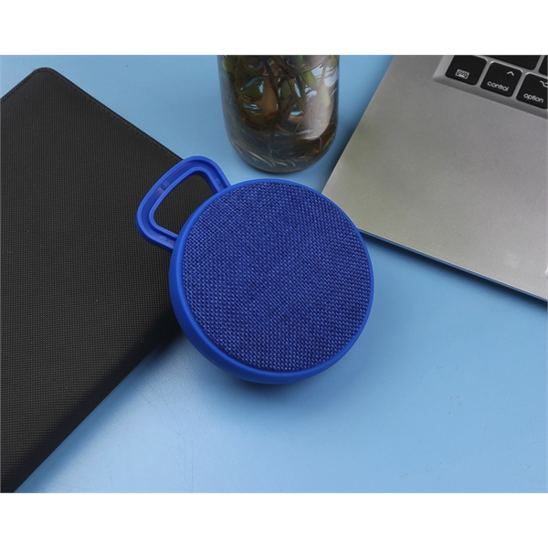 Round Fabric Bluetooth Speaker - Image 7