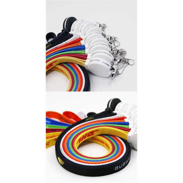 3 in 1 Round Lanyard Charging Cable - Image 1
