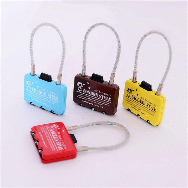 Metal Luggage Combination Lock Or Locker - Image 2