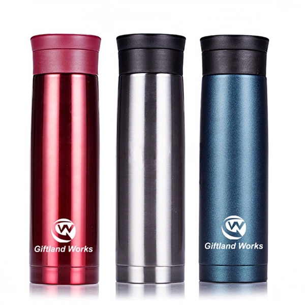 Portable Double Wall Stainless Steel Insulated Car Bottle - Image 1